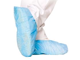 UEBERSCHUHE  blau, PP-Vlies, L&auml;nge 40 cm