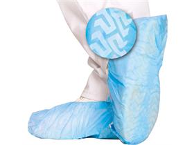 UEBERSCHUHE HYGOMAT  blau, Struktursohle, L&auml;nge 46 cm