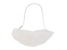 BARTSCHUTZ  detektierbar, weiss, aus Micromesh