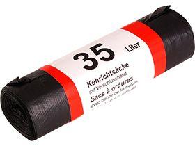 ABFALLSAECKE BUDGET  35 Lt. 385/170 x 710 mm schwarz neutral