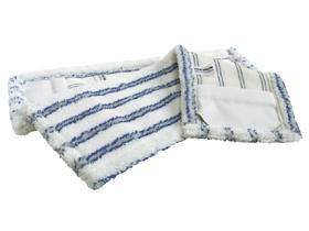 BORSTENMOPP  Microfaser, 50 cm, weiss/blau