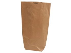 KREUZBODENBEUTEL KRAFT BRAUN  14 x 21 cm, 0.5 kg, unbedruckt