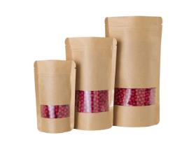 STANDBODENBEUTEL KRAFTPAPIER  100 ml, 85 x 50 x 140 mm, Kraftpapier