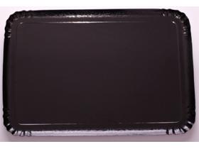 SERVIERPLATTEN SCHWARZ  32 x 42 cm eckig, schwarz