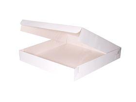 GROSSTORTENSCHACHTEL  41 x 41 x 6.5 cm, weiss