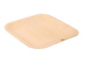 TELLER PALMBLATT  quadratisch, 11.5 x 11.5 cm