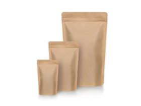 STANDBODENBEUTEL KRAFTPAPIER  100 ml, 85 x 50 x 140 mm, Kraftpapier