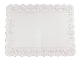 TORTENSPITZEN RECHTECKIG  53 x 32.5 cm rechteckig , weiss