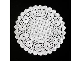 DECORETTEN RUND  &oslash; 18 cm rund, hochweiss