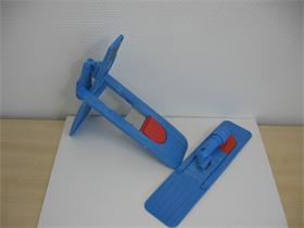 KLAPPHALTER  Moppklapphalter 50 x13 cm, blau/rot