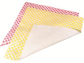 BESCHICHTETE TÜCHER MEIKO  Fix Shine beschichtet, gelb, 36 x 38 cm