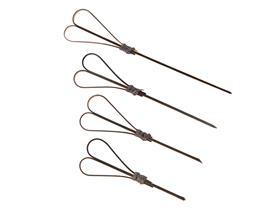 FINGERFOODSPIESS  9 cm, aus Bambus, HERZ, schwarz