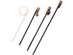 FINGERFOODSPIESS  15 cm, aus Bambus, RING, schwarz
