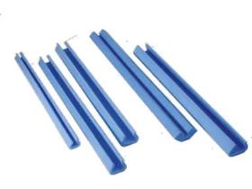 POLSTERSCHUTZECKEN  5-15 mm, Schenkel 100 mm, blau