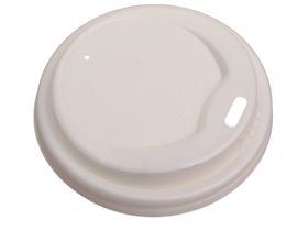 DECKEL ZU KAFFEEBECHER "BIO"  weiss, passend zu 40119 + 40139