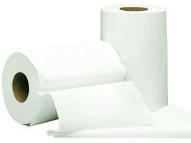 PUTZTUCHROLLEN REFLEX MINI  1-lagig, Tissue weiss, 120 lfm