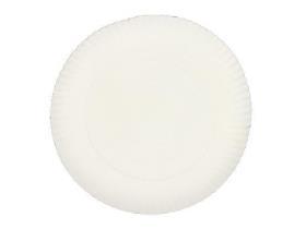 KARTONTELLER  &oslash; 26 cm, weiss beschichtet