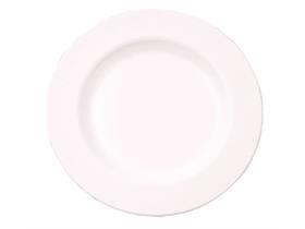 TELLER BAGASSE  rund, &oslash; 21 cm, weiss, GOURMET