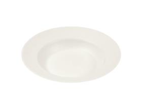 TELLER BAGASSE  rund, &oslash; 23 cm, weiss, GOURMET
