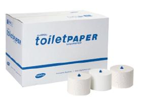 WC-PAPIER 2-LAGIG HAGLEITNER  B2, 850 Blatt, weiss, Recycling, gepr&auml;gt