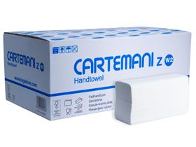 FALTHANDTUECHER 2-LAGIG  24 x 23.5 cm, weiss, Z-Falz, Zellulose