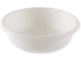 SCHALE BAGASSE  1000 ml, rund, &oslash; 18.5 cm, H&ouml;he 6 cm