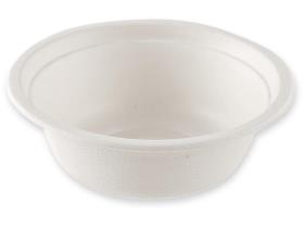 SCHALE BAGASSE  370 ml, rund, &oslash; 13.6 cm, H&ouml;he 4.7 cm