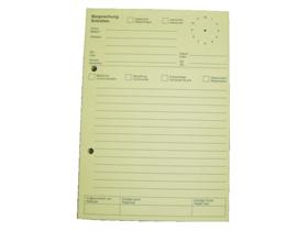 TELEFONBLOCK  A5, gelb, 8 cm Lochung