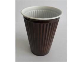 AUTOMATENBECHER  1.8 dl dunkelbraun/weiss