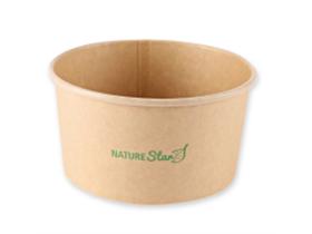 SALATSCHALE KARTON  Karton braun, rund, &oslash; 150 mm, 1000 ml