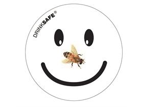 PAPER CAPS  rund &Oslash; 74 mm, Drink Safe, weiss