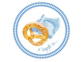 PAPER CAPS  rund &Oslash; 98 mm, O' Zapft is