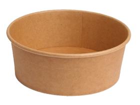 SALATSCHALE KARTON  Karton braun, rund, &oslash; 150 mm, 750 ml CN