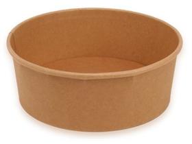SALATSCHALE KARTON  Karton braun, &oslash; 185 mm, 1300 ml, CN