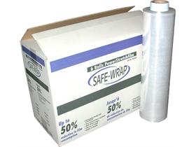 HANDSTRETCHFOLIE 8 MY  Safe-Wrap 43 cm x 600 lfm, vorgedehnt