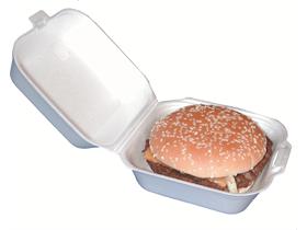 HAMBURGERBOX  125 x 125 x 74 mm, weiss
