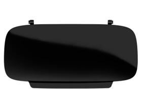 DECKEL ZU ABFALLEIMER TORK EDELSTAHL  B1, H38 x T224 x B345 mm, Edelstahl