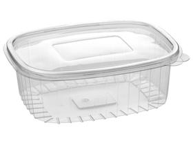 SALATSCHALEN  1500 ml, rechteckig, PET, glasklar