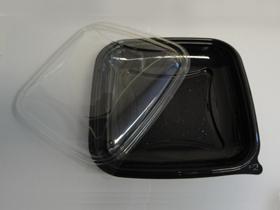 SALATSCHALEN  750 ml, 188 x 188 x 40 ml, schwarz