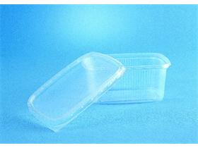 DECKEL ZU VERPACKUNGSBECHER  108 x 82 mm eckig, transparent