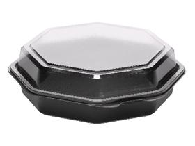 SALATBOX OCTAVIEW  600 ml, 160 x 160 x 80 mm, schwarz