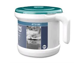 PUTZTUCHROLLENSPENDER TORK REFLEX  Innenabr., H240xT226xB258mm, weiss/t&uuml;rki