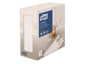 BESTECKTASCHEN TORK  39 x 39 cm, 1-lagig, Airlaid, weiss