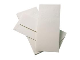 SERVIETTENTASCHEN  27 x 12 cm, mit Leinenpr&auml;gung