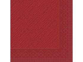 SERVIETTEN TISSUE DELUXE  40 x 40 cm, "UNI" bordeaux