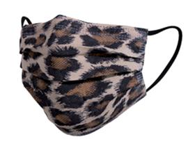 MUNDSCHUTZ  Mundschutz, 3-lagig, "Leopard", Typ IIR