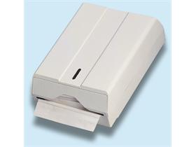 FALTHANDTUCHSPENDER  Kunststoff weiss, fur C-Falz / Interfold