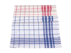 GESCHIRRTUECHER MEIKO  Dessin 300, 50 x 70 cm, rot/weiss