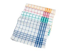 GESCHIRRTUECHER  50 x 70 cm, Baumwolle, gr&uuml;n/weiss