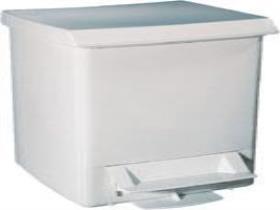 ABFALLEIMER  6 Liter, weiss, mit Fusspedale